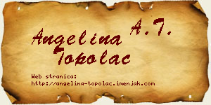 Angelina Topolac vizit kartica